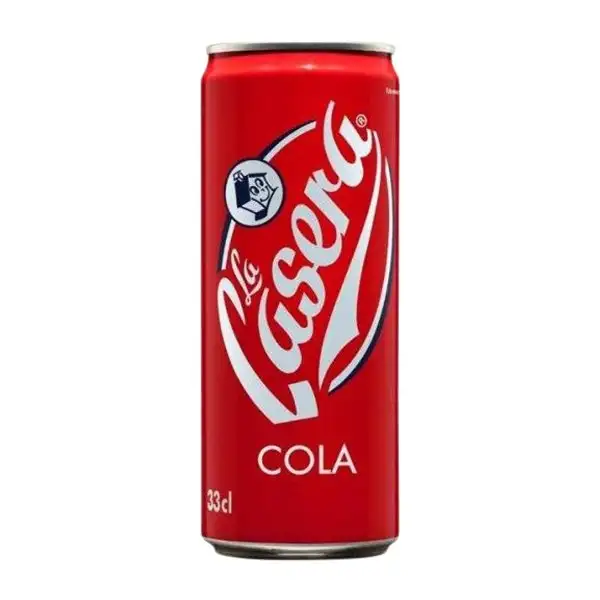 Refrescos Caja de 24 unidades La Casera Gaseosa Lata 33 cl Cola