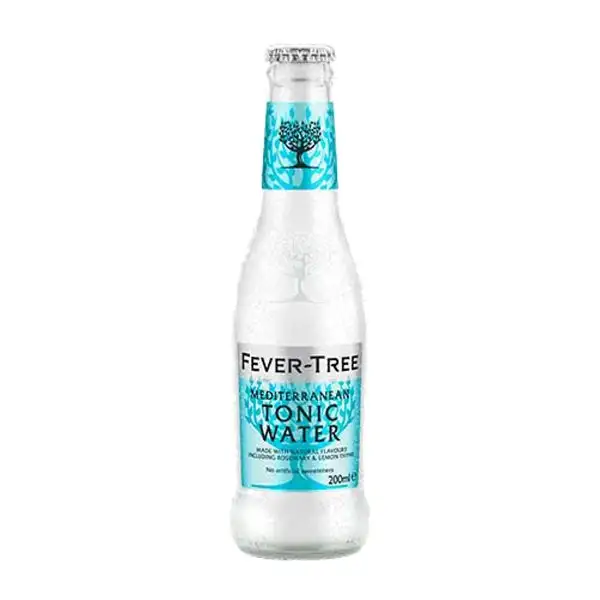 Refrescos Caja de 4 unidades Fever-Tree Mediterranean — Mediterránea Botellín 20 cl Tonic Water — Tónica