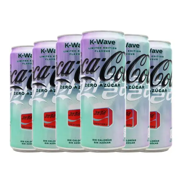 Refrescos Coca-Cola K-Wave Zero Lata 33 cl (Caja de 6 unidades)
