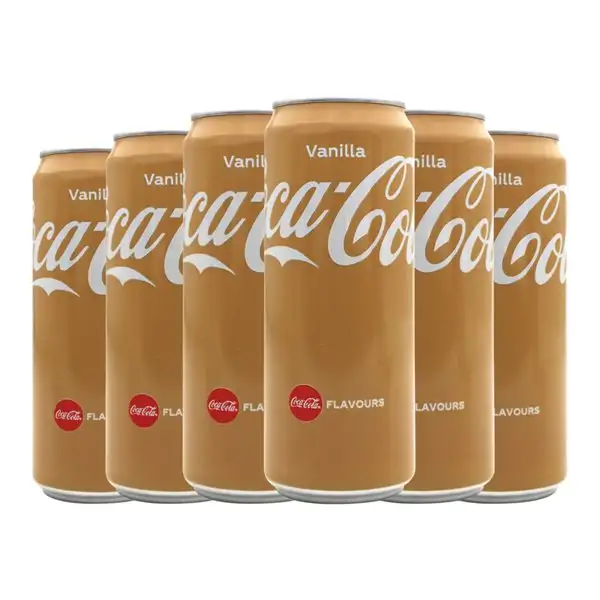 Refrescos Coca-Cola Lata 33 cl Vanilla — Vainilla (Caja de 6 unidades)