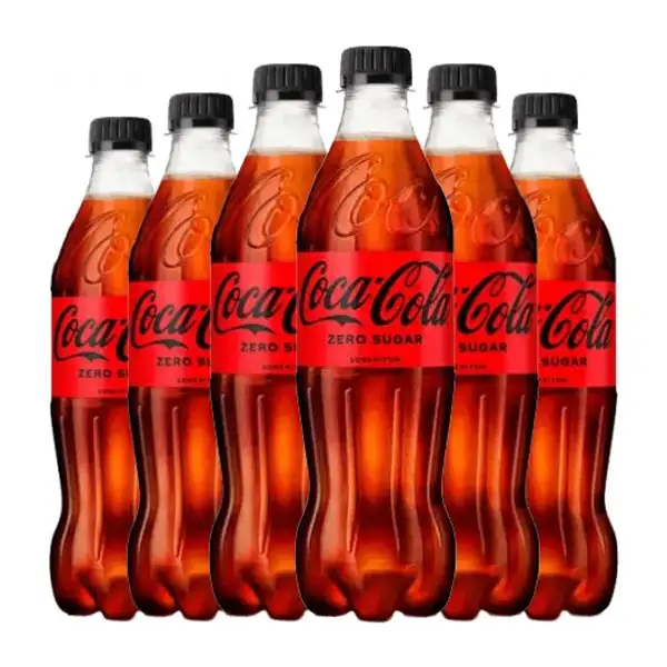 Refrescos Coca-Cola Zero Botella Medium 50 cl (Caja de 6 unidades)
