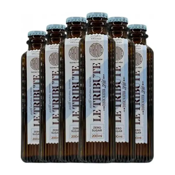 Refrescos MG Le Tribute Sin Azúcar Botellín 20 cl Tonic Water — Tónica (Caja de 6 unidades)