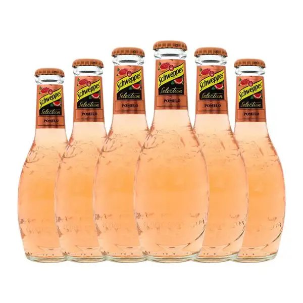 Refrescos Schweppes Botellín 20 cl Pomelo (Caja de 6 unidades)