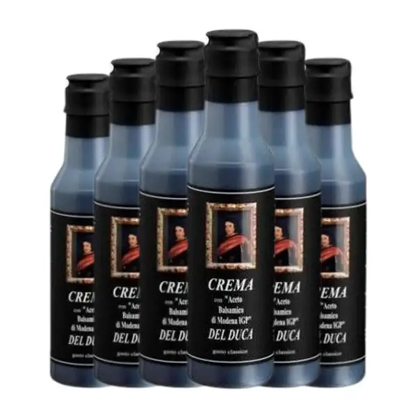 Vinagre Balsamico del Duca Crema Botellín 25 cl (Caja de 6 unidades)