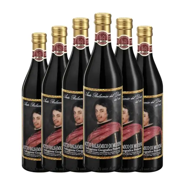 Vinagre Balsamico del Duca Edición Oro Botella Medium 50 cl (Caja de 6 unidades)