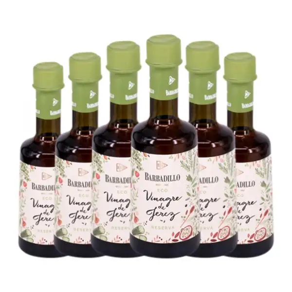 Vinagre Barbadillo Jerez-Xérès-Sherry Eco — Ecológico Botellín 25 cl (Caja de 6 unidades)