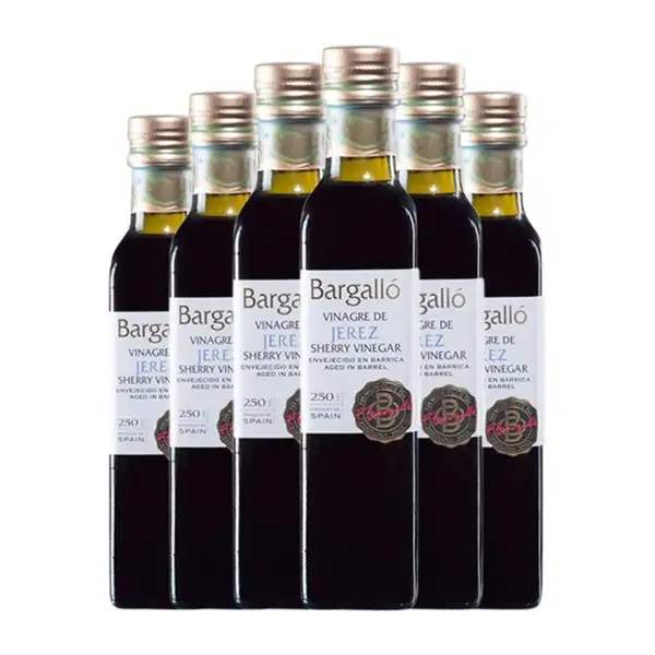 Vinagre Bargalló Jerez-Xérès-Sherry Botellín 25 cl (Caja de 6 unidades)