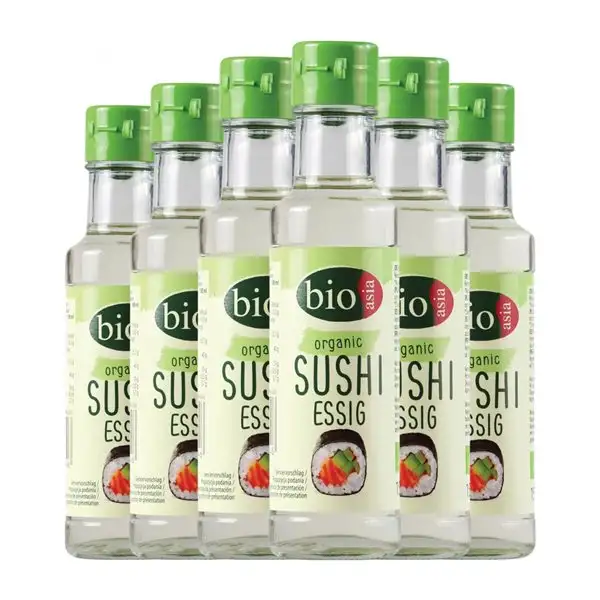 Vinagre Bioasia Sushi Essig Eco — Ecológico Botellín 15 cl Arroz (Caja de 6 unidades)