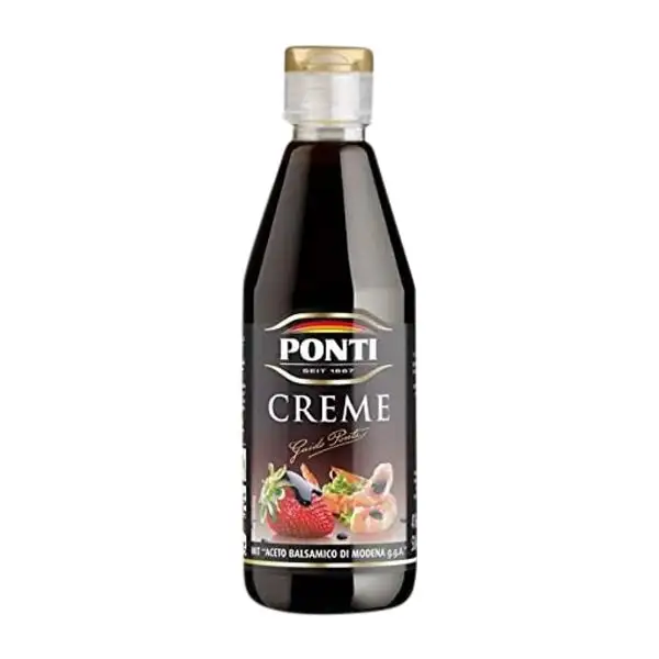 Vinagre Caja de 2 unidades Ponti Modena Balsámico, Crème — Crema Botellín 20 cl