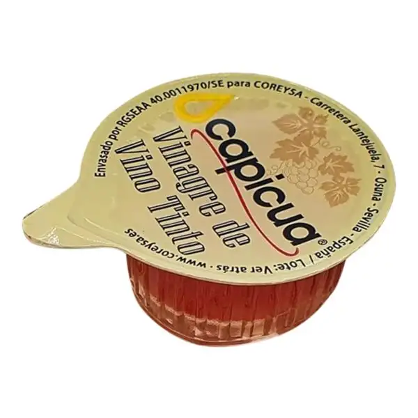 Vinagre Caja de 250 unidades Capicua Monodosis 1 cl Vino