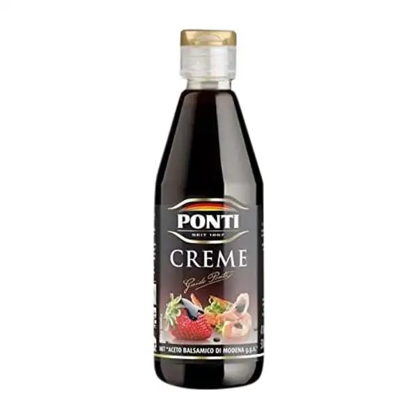 Vinagre Caja de 3 unidades Ponti Modena Balsámico, Crème — Crema Botellín 20 cl