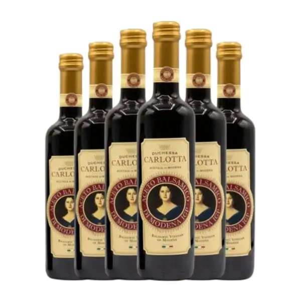 Vinagre Duchessa Carlotta Modena Balsámico Botella Medium 50 cl (Caja de 6 unidades)