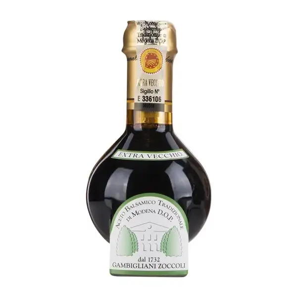Vinagre Gambigliani Zoccoli Modena Balsámico 25 Años Botellín Miniatura 10 cl