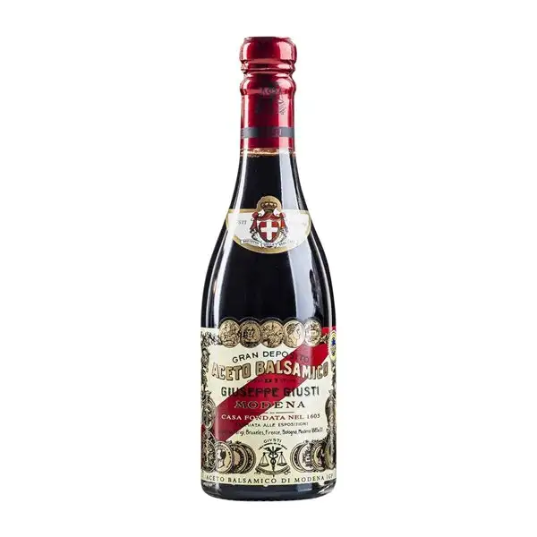 Vinagre Giuseppe Giusti Banda Rossa Modena Balsámico Reserva Botellín 25 cl