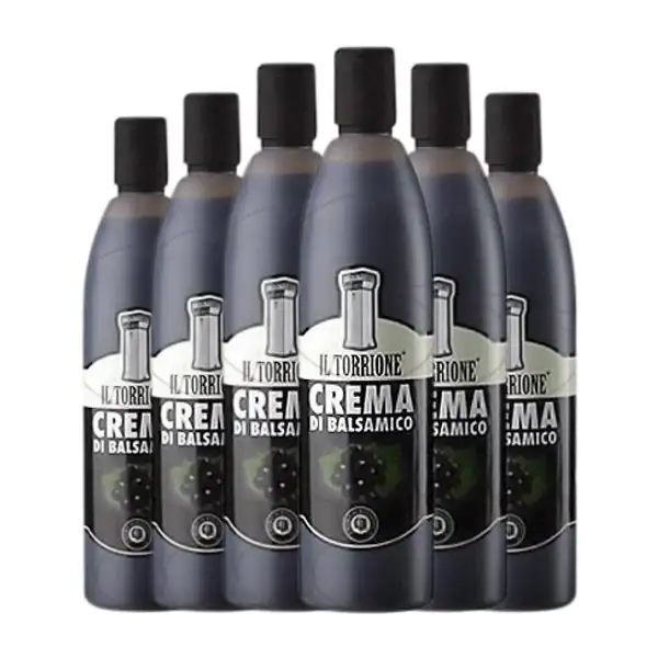 Vinagre Il Torrione Balsámico, Crema Botella Medium 50 cl (Caja de 6 unidades)