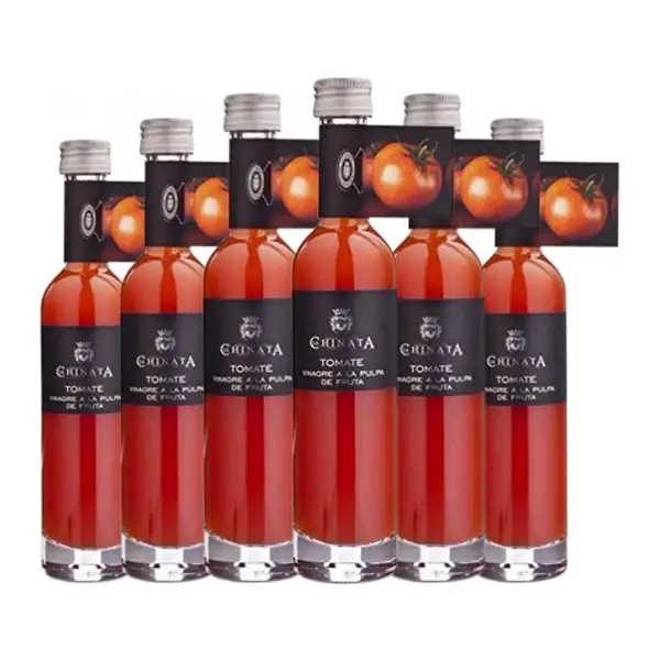 Vinagre La Chinata Pulpa Botellín Miniatura 10 cl Vidrio Tomate (Caja de 6 unidades)