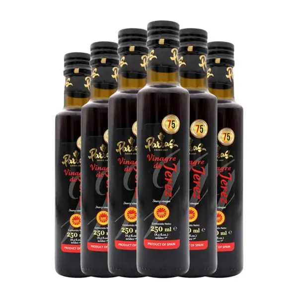 Vinagre Parras Jerez-Xérès-Sherry Botellín 25 cl (Caja de 6 unidades)