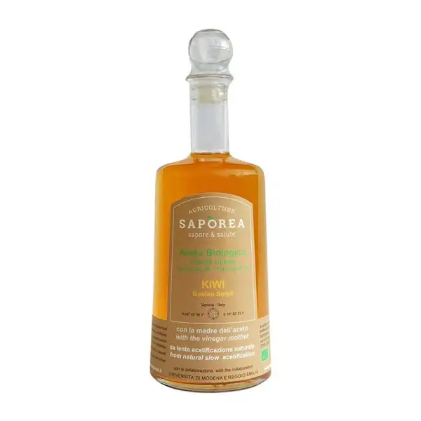 Vinagre Saporea Organic — Ecológico Botella Medium 50 cl Kiwi