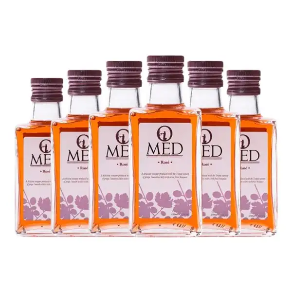 Vinagre Venchipa O-Med Trepat Rosé — Rosado Botellín 25 cl Vidrio (Caja de 6 unidades)