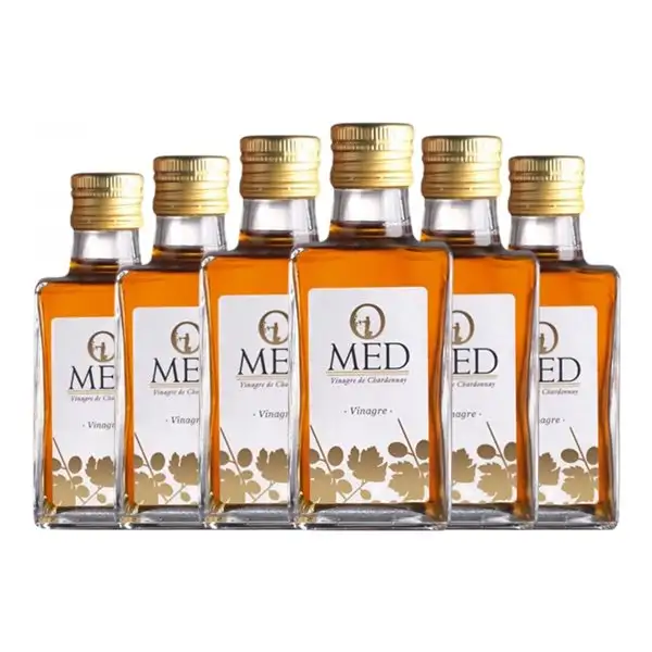 Vinagre Venchipa O-Med Chardonnay Botellín 25 cl Vidrio (Caja de 6 unidades)