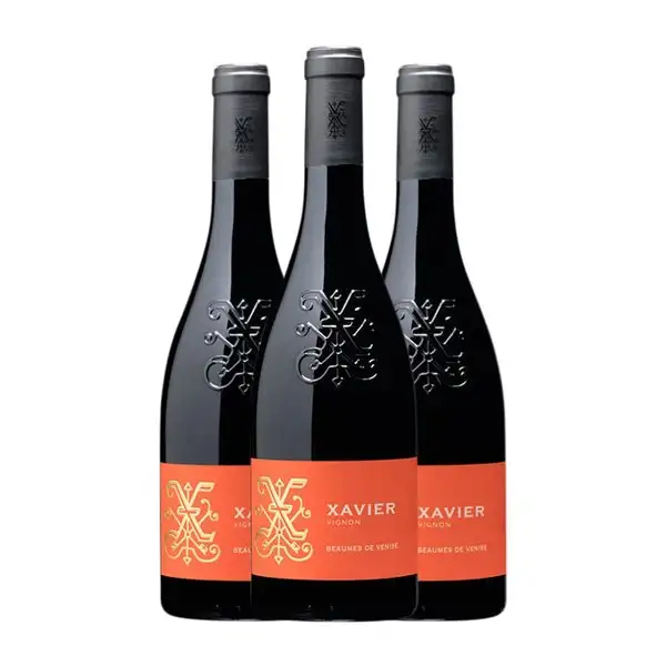 Xavier Vignon Beaumes de Venise 75 cl Vino Tinto (Caja de 3 unidades)