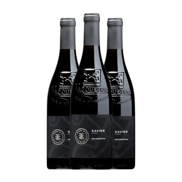 Xavier Vignon Vacqueyras Bio — Biológico 75 cl Vino Tinto (Caja de 3 unidades)