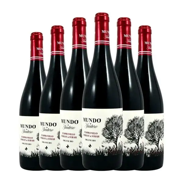 Yuntero Mundo La Mancha Joven 75 cl Vino Tinto (Caja de 6 unidades)