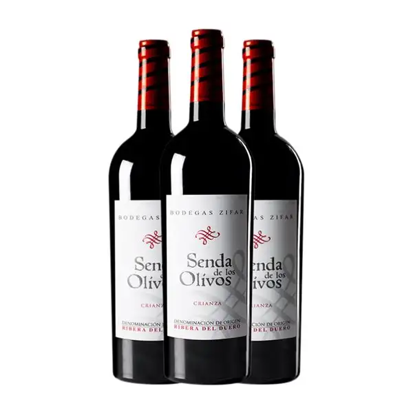 Zifar Senda de los Olivos Tempranillo Ribera del Duero Crianza 75 cl Vino Tinto (Caja de 3 unidades)