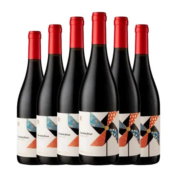 Ziríes Con Viento Fresco Garnacha Vino de la Tierra de Castilla 75 cl Vino Tinto (Caja de 6 unidades)