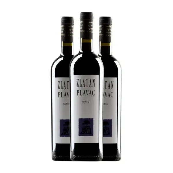 Zlatan Otok Srednja I Južna Novus Plavac 75 cl Vino Tinto (Caja de 3 unidades)