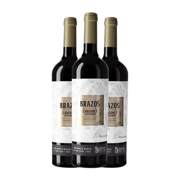 Zuccardi Brazos de los Andes Cabernet Sauvignon Mendoza 75 cl Vino Tinto (Caja de 3 unidades)