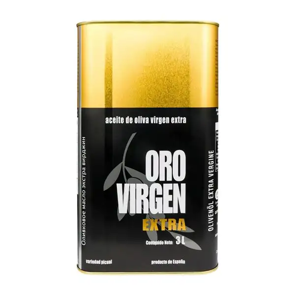 Aceite de Oliva Aceitex Picual Edición Oro, AOVE Virgen Extra Lata Especial 3 L