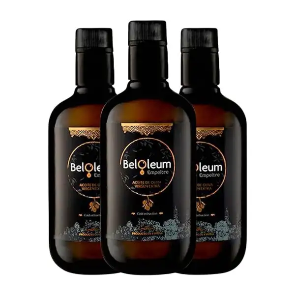 Aceite de Oliva Beloleum Empeltre AOVE Virgen Extra Botella Medium 50 cl (Caja de 3 unidades)