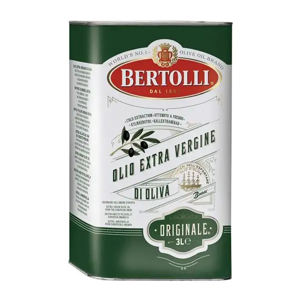 Aceite de Oliva Bertolli Original, AOVE Virgen Extra Botella Especial 3 L