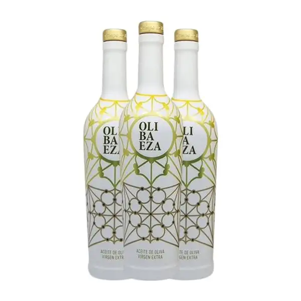 Aceite de Oliva Olibaeza Patrimonio Gold — Edición Oro, Premium, AOVE Virgen Extra Botella Medium 50 cl (Caja de 3 unidades)