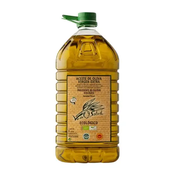 Aceite de Oliva Trujal de Mágina Verde Salud Picual Sierra Mágina AOVE Virgen Extra Eco — Ecológico Garrafa 5 L PET