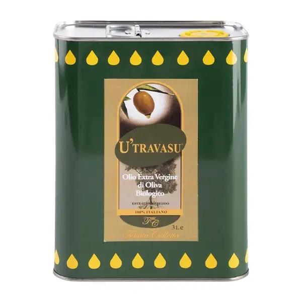 Aceite de Oliva U'Travasu AOVE Virgen Extra Eco — Ecológico Lata Especial 3 L