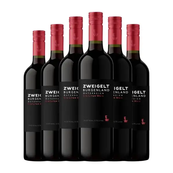 Aigner Zweigelt Burgenland 1 L Vino Tinto (Caja de 6 unidades)