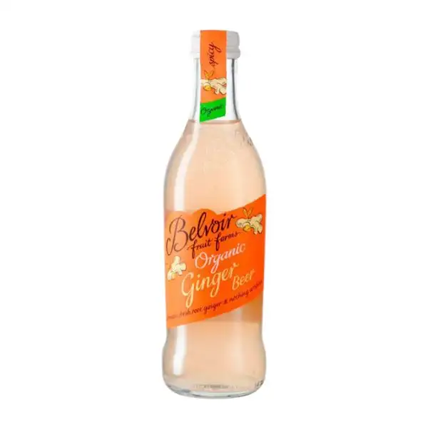 Refrescos Caja de 12 unidades Belvoir Organic — Ecológico Botellín 25 cl Ginger Beer