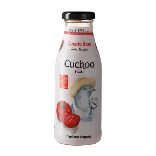 Refrescos Caja de 24 unidades Cuckoo Botellín 25 cl Tomate