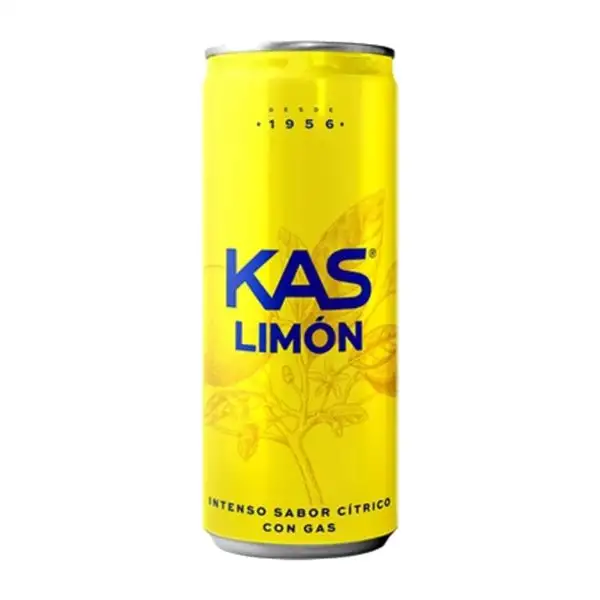 Refrescos Caja de 24 unidades Kas Lata 33 cl Limón