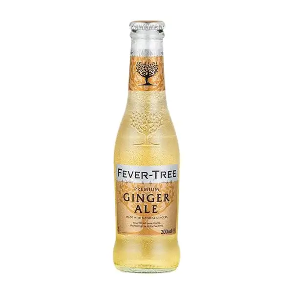 Refrescos Caja de 4 unidades Fever-Tree Botellín 20 cl Ginger Ale