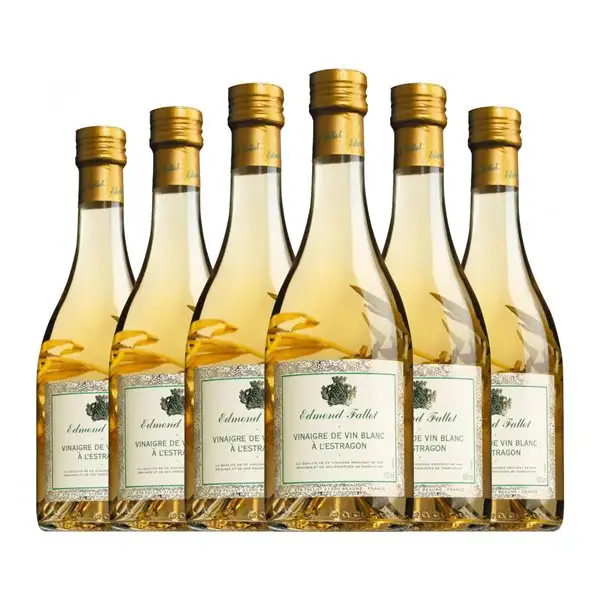 Vinagre Edmond Fallot Botella Medium 50 cl Estragón (Caja de 6 unidades)