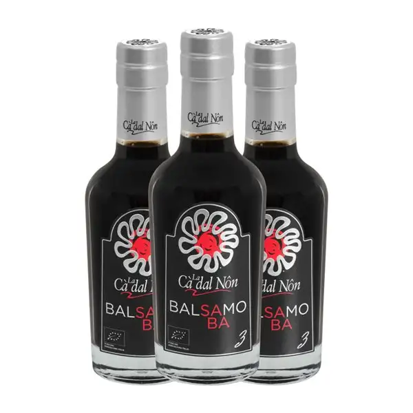 Vinagre La Cà dal Non Balsamosaba 3 Balsámico Botellín 25 cl (Caja de 3 unidades)