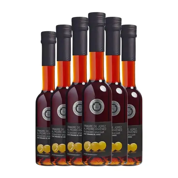 Vinagre La Chinata Pedro Ximénez Jerez-Xérès-Sherry Botellín 25 cl (Caja de 6 unidades)