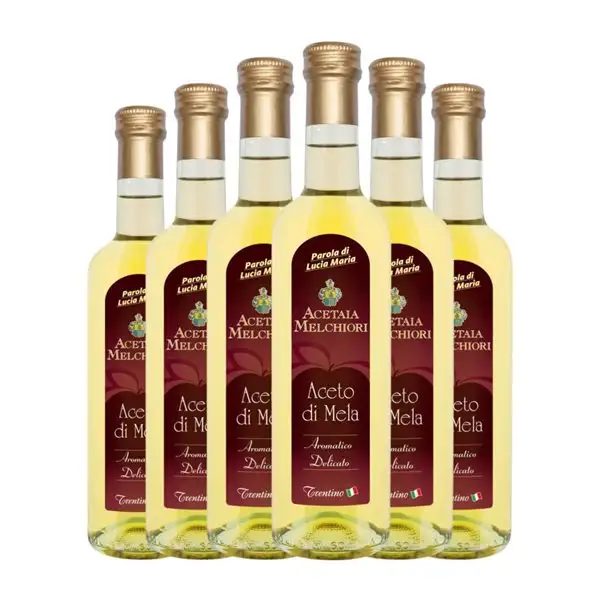 Vinagre Melchiori Botella Medium 50 cl Mela — Manzana (Caja de 6 unidades)