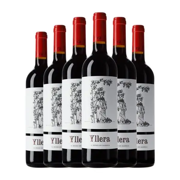Yllera Tempranillo Vino de la Tierra de Castilla y León Crianza 75 cl Vino Tinto (Caja de 6 unidades)
